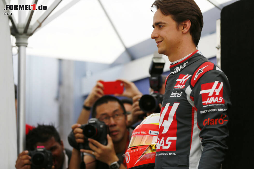 Foto zur News: Feiert nach einem Jahr Pause als Ferrari-Testfahrer ein Comeback in der Formel 1: Esteban Gutierrez (Haas, #21).