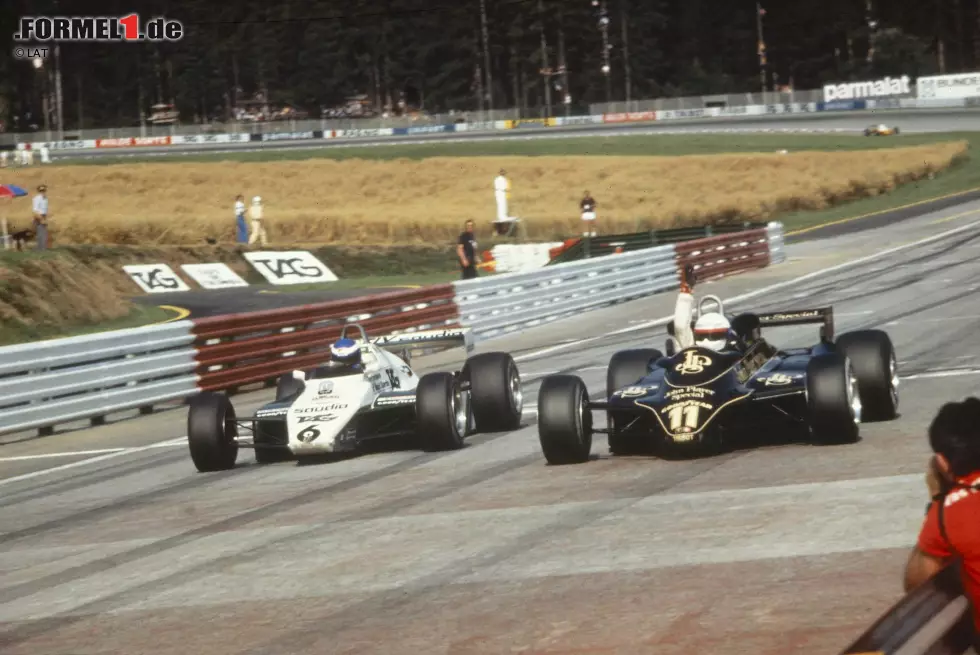 Foto zur News: Fünf Piloten durften in Österreich ihren allerersten Grand-Prix-Sieg bejubeln: Lorenzo Bandini (1964), Vittorio Brambilla (1975), John Watson (1976), Alan Jones (1977) und Elio de Angelis (Foto: 1982). Für Bandini und Brambilla blieb es bei diesem einen Erfolg in der Formel 1.