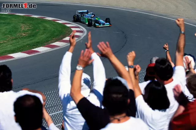 Mit sieben Siegen ist Michael Schumacher Rekordhalter beim Grand Prix von Kanada. Bis auf einen Sieg (1994 auf Benetton) errang er alle auf Ferrari (1997, 1998, 2000, 2002-2004). Foto zur News: Mit sieben Siegen ist Michael Schumacher Rekordhalter beim Grand Prix von Kanada. Bis auf einen Sieg (1994 auf Benetton) errang er alle auf Ferrari (1997, 1998, 2000, 2002-2004).