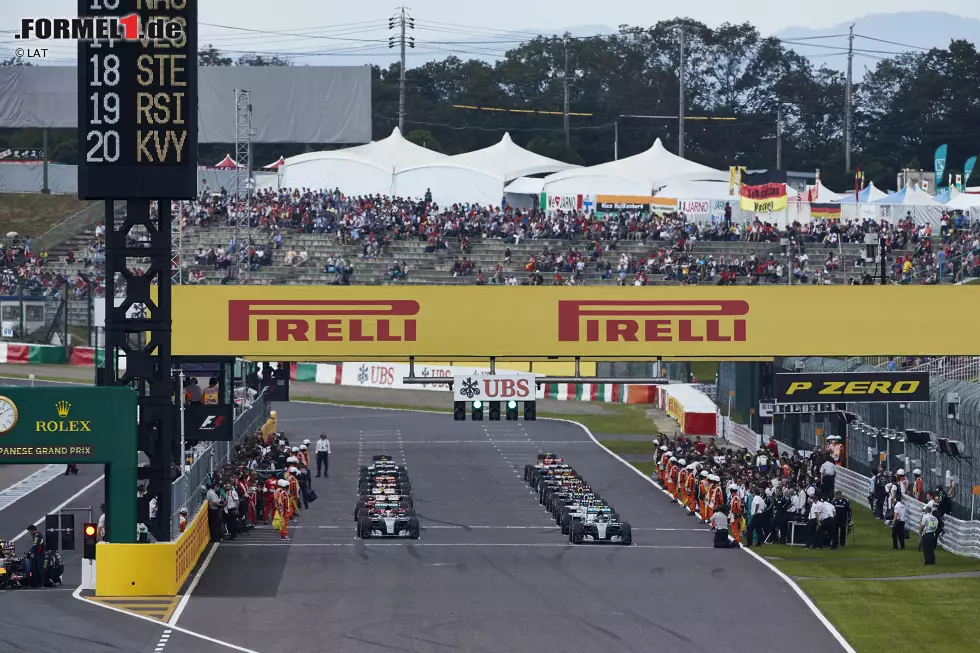 Statistisch gesehen bringt die Pole-Position in Suzuka keinen merklichen Vorteil im Vergleich zum zweiten Startplatz. Von Position eins aus wurde das Rennen zwölfmal, von Position zwei elfmal gewonnen. In den vergangenen drei Jahren stand der Rennsieger immer auf der zweiten Startposition. Foto zur News: Statistisch gesehen bringt die Pole-Position in Suzuka keinen merklichen Vorteil im Vergleich zum zweiten Startplatz. Von Position eins aus wurde das Rennen zwölfmal, von Position zwei elfmal gewonnen. In den vergangenen drei Jahren stand der Rennsieger immer auf der zweiten Startposition.