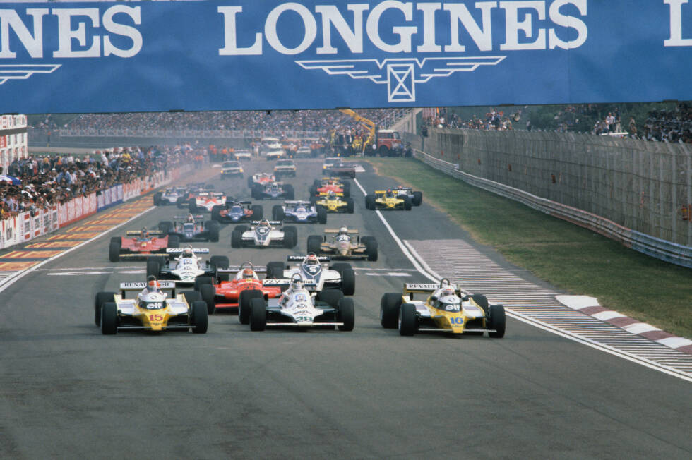 Foto zur News: In Monza wurden 65 der bisher 66 Grands Prix von Italien ausgetragen. Die einzige Ausnahme war 1980, als das Rennen wegen Renovierungsarbeiten nach Imola verlegt wurde. Damals gewann Nelson Piquet auf Brabham.