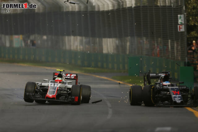 Foto zur News: Der McLaren wird zum unsteuerbaren Geschoss und...