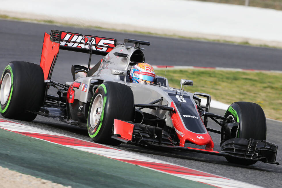 Foto zur News: Der Haas-Ferrari VF-16 von Romain Grosjean und Esteban Gutierrez