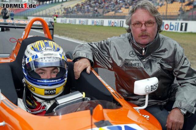 Foto zur News: Seinen ersten Formel-1-Test für Williams sichert sich Musterschüler Rosberg, der sein Abitur mit Note 1,6 abschließt, im Jahre 2004. Als Meister der Formel BMW ADAC und als Shootingstar in der Formel-3-Euroserie macht der Sohn von Ex-Weltmeister Keke in der Szene von sich reden.