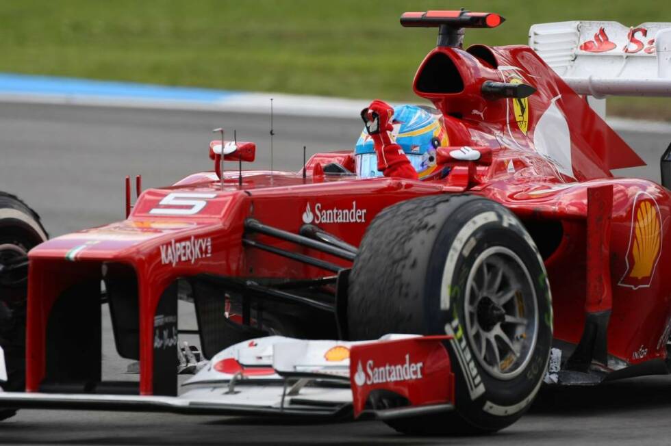 Foto zur News: Der erfolgreichste aktive Pilot in Hockenheim ist Fernando Alonso, der drei Mal gewann. Rosberg und Lewis Hamilton haben je einen Sieg zu Buche stehen, Vettel wartet noch auf den Heimsieg.
