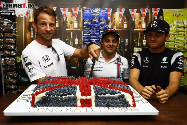 Zwei andere Piloten dürften dafür aber unabhängig des Ausgangs auf jeden Fall mifeiern: Felipe Massa und Jenson Button fahren am Wochenende ihren letzten Grand Prix - der eine definitiv, und der andere behandelt es so, als sei es definitiv... Foto zur News: Zwei andere Piloten dürften dafür aber unabhängig des Ausgangs auf jeden Fall mifeiern: Felipe Massa und Jenson Button fahren am Wochenende ihren letzten Grand Prix - der eine definitiv, und der andere behandelt es so, als sei es definitiv...