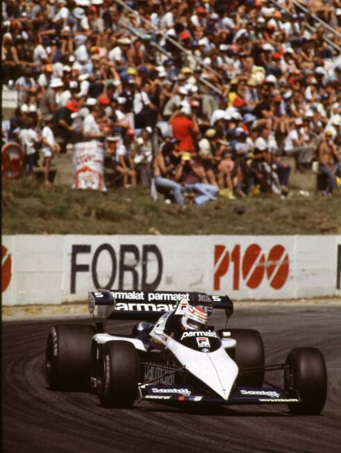 Foto zur News: Kyalami (Südafrika) 1983: Nelson Piquet schenkt Brabham-BMW den ersten Turbo-WM-Titel.