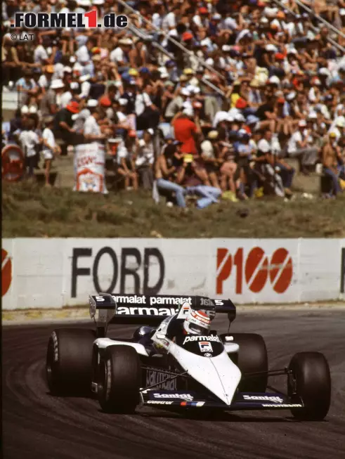 Kyalami (Südafrika) 1983: Nelson Piquet schenkt Brabham-BMW den ersten Turbo-WM-Titel. Foto zur News: Kyalami (Südafrika) 1983: Nelson Piquet schenkt Brabham-BMW den ersten Turbo-WM-Titel.