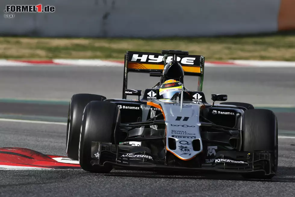 Force India VJM09 (2016): Auch bei den Indern ist die Lage ganz leicht zu durchschauen. Das Kürzel "VJM" steht für Vijay Mallya, den Besitzer und Gründer des Teams. Die Zahl 9 zeigt an, dass es das neunte Formel-1-Auto der Mannschaft ist. Foto zur News: Force India VJM09 (2016): Auch bei den Indern ist die Lage ganz leicht zu durchschauen. Das Kürzel "VJM" steht für Vijay Mallya, den Besitzer und Gründer des Teams. Die Zahl 9 zeigt an, dass es das neunte Formel-1-Auto der Mannschaft ist.