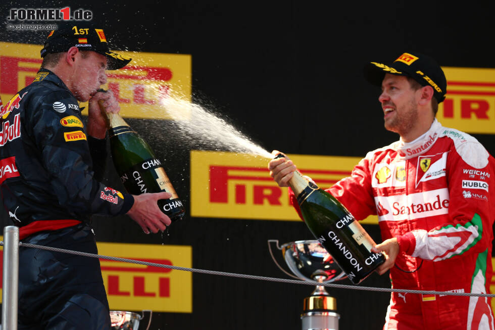 Foto zur News: Sebastian Vettel war eher vorsichtig: &quot;Lasst Max erst mal die Saison in der Formel 3 zu Ende bringen. Dort hat er gezeigt, dass er viel Talent hat. Dass er so einschlägt, hätte wohl keiner gedacht. Es gibt viele Dinge, auf die er sich dann für das kommende Jahr in der Formel 1 einstellen muss. Es wird aber ein guter Schritt für ihn.&quot;