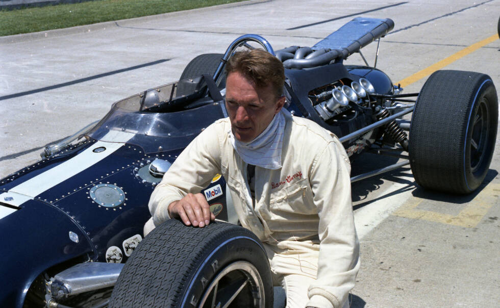 Foto zur News: Dan Gurney (4 Grand-Prix-Siege): Der Allrounder fährt in seiner Karriere alles, was vier Räder hat. Da darf Indianapolis nicht fehlen, wo er neunmal antritt. 1968 und 1969 wird Gurney Zweiter, 1970 kommt der US-Amerikaner als Dritter ins Ziel.