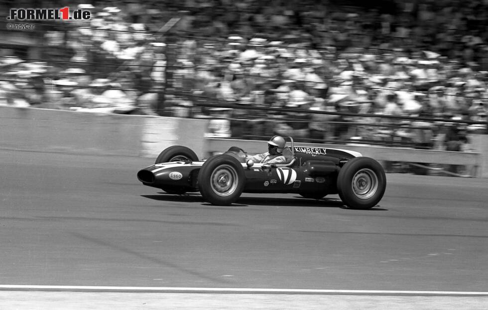Foto zur News: Jack Brabham (dreimaliger Formel-1-Weltmeister): 1961 tritt der Australier zum ersten Mal mit einem Cooper in Indy an und wird Neunter. Bei seinen drei weiteren Starts (1964, 1969, 1970) kommt Brabham nicht ins Ziel.