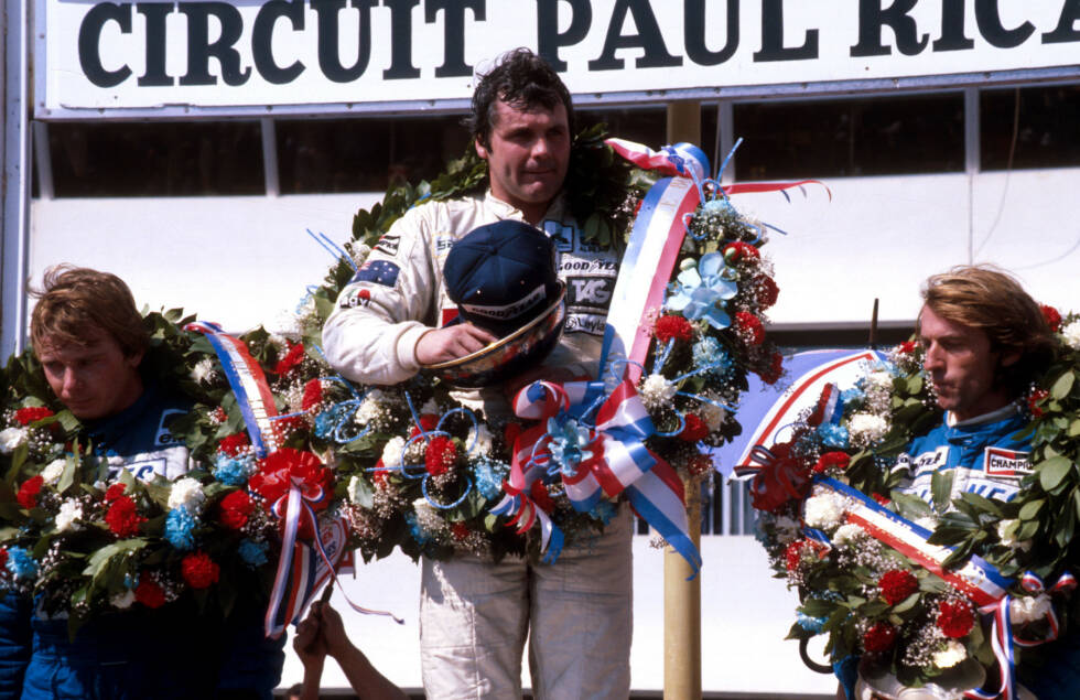 Foto zur News: Formel-1-Saison 1980: 7 verschiedene Sieger in 14 Rennen - Alan Jones (5), Nelson Piquet (3), Rene Arnoux (2), Jean-Pierre Jabouille, Jacques Laffite, Didier Pironi, Carlos Reutemann (je 1)