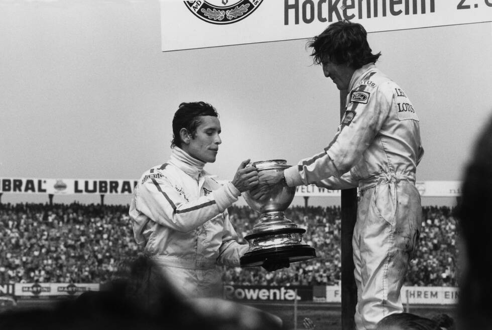 Foto zur News: Formel-1-Saison 1970: 7 verschiedene Sieger in 13 Rennen - Jochen Rindt (5), Jacky Ickx (3), Jack Brabham, Emerson Fittipaldi, Clay Regazzoni, Pedro Rodriguez, Jackie Stewart (je 1)