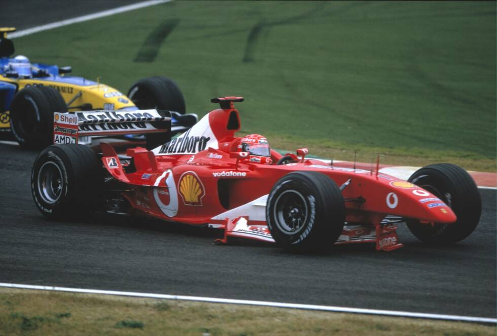 Foto zur News: Die Ära von &quot;Schumi&quot; und Ferrari Anfang des neuen Jahrtausends wird häufig als durchweg langweilig bezeichnet - stimmt aber gar nicht! Neben dem Rekordchampion gibt es 2003 noch sieben weitere Sieger, und den Titel macht Schumacher erst beim Saisonfinale (Foto) klar. Sein Vorsprung auf Räikkönen beträgt am Ende lediglich zwei Pünktchen.