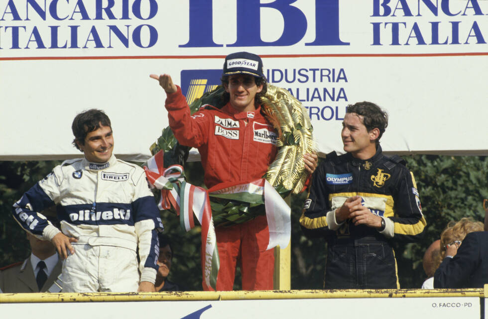 Foto zur News: Formel-1-Saison 1985: 8 verschiedene Sieger in 16 Rennen - Alain Prost (5), Michele Alboreto, Nigel Mansell, Keke Rosberg, Ayrton Senna (je 2), Elio de Angelis, Niki Lauda, Nelson Piquet (je 1)
