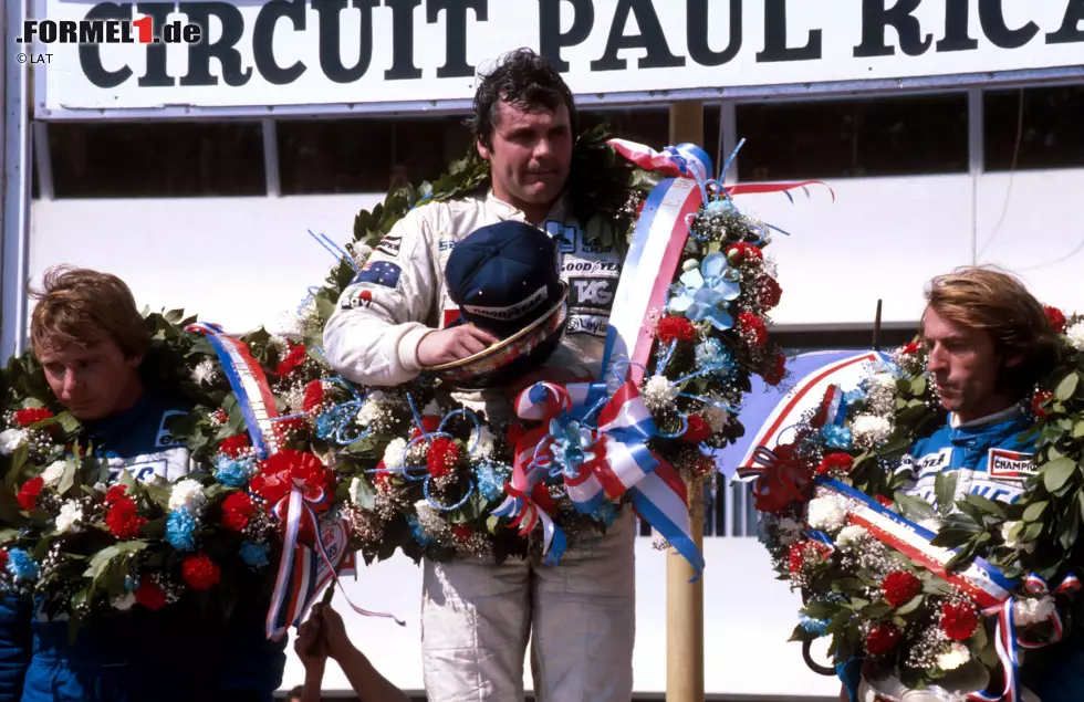 Formel-1-Saison 1980: 7 verschiedene Sieger in 14 Rennen - Alan Jones (5), Nelson Piquet (3), Rene Arnoux (2), Jean-Pierre Jabouille, Jacques Laffite, Didier Pironi, Carlos Reutemann (je 1) Foto zur News: Formel-1-Saison 1980: 7 verschiedene Sieger in 14 Rennen - Alan Jones (5), Nelson Piquet (3), Rene Arnoux (2), Jean-Pierre Jabouille, Jacques Laffite, Didier Pironi, Carlos Reutemann (je 1)