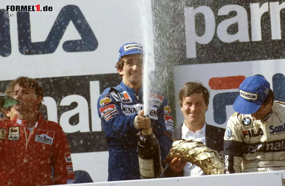 Formel-1-Saison 1983: 8 verschiedene Sieger in 15 Rennen - Alain Prost (4), Rene Arnoux, Nelson Piquet (je 3), Michele Alboreto, Riccardo Patrese, Keke Rosberg, Patrick Tambay, John Watson (je 1) Foto zur News: Formel-1-Saison 1983: 8 verschiedene Sieger in 15 Rennen - Alain Prost (4), Rene Arnoux, Nelson Piquet (je 3), Michele Alboreto, Riccardo Patrese, Keke Rosberg, Patrick Tambay, John Watson (je 1)