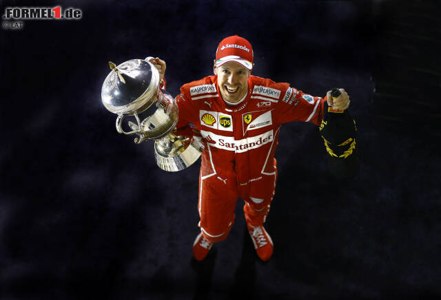 Drittes Rennen, zweiter Sieg, zum dritten Mal das schnellste Auto: Sebastian Vettel feiert nach 2012 und 2013 seinen dritten Triumph in Bahrain und übernimmt die alleinige WM-Führung vor Lewis Hamilton. Außer den beiden war 2017 noch keiner Erster oder Zweiter. Jetzt durch die Highlights klicken! Drittes Rennen, zweiter Sieg, zum dritten Mal das schnellste Auto: Sebastian Vettel feiert nach 2012 und 2013 seinen dritten Triumph in Bahrain und übernimmt die alleinige WM-Führung vor Lewis Hamilton. Außer den beiden war 2017 noch keiner Erster oder Zweiter. Jetzt durch die Highlights klicken!