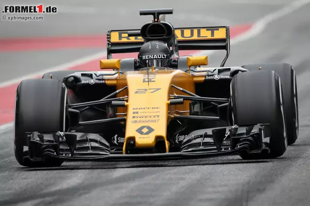 #7: Renault (**). Nico Hülkenberg und Jolyon Palmer attestierten dem R.S.17 von Anfang an Potenzial, aber spätestens in der zweiten Testwoche war der runderneuerte Antrieb zu oft Spielverderber. Renault steht ganz am Anfang eines Fünfjahresplans. Regelmäßige Punkteresultate wären da schon ein guter Start. Foto zur News: #7: Renault (**). Nico Hülkenberg und Jolyon Palmer attestierten dem R.S.17 von Anfang an Potenzial, aber spätestens in der zweiten Testwoche war der runderneuerte Antrieb zu oft Spielverderber. Renault steht ganz am Anfang eines Fünfjahresplans. Regelmäßige Punkteresultate wären da schon ein guter Start.