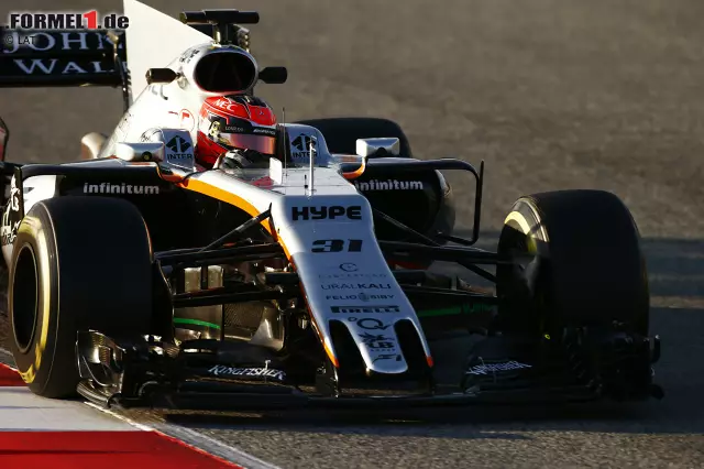 #6: Force-India-Mercedes (**). Esteban Ocon gilt als eines der heißesten Nachwuchstalente, die Testzeiten in Barcelona waren aber nicht berauschend. Hat Force India tiefgestapelt? Denkbar, dass der Satz nach vorne wieder erst nach ein paar Rennen gelingt, wenn das erste größere Update kommt. Foto zur News: #6: Force-India-Mercedes (**). Esteban Ocon gilt als eines der heißesten Nachwuchstalente, die Testzeiten in Barcelona waren aber nicht berauschend. Hat Force India tiefgestapelt? Denkbar, dass der Satz nach vorne wieder erst nach ein paar Rennen gelingt, wenn das erste größere Update kommt.