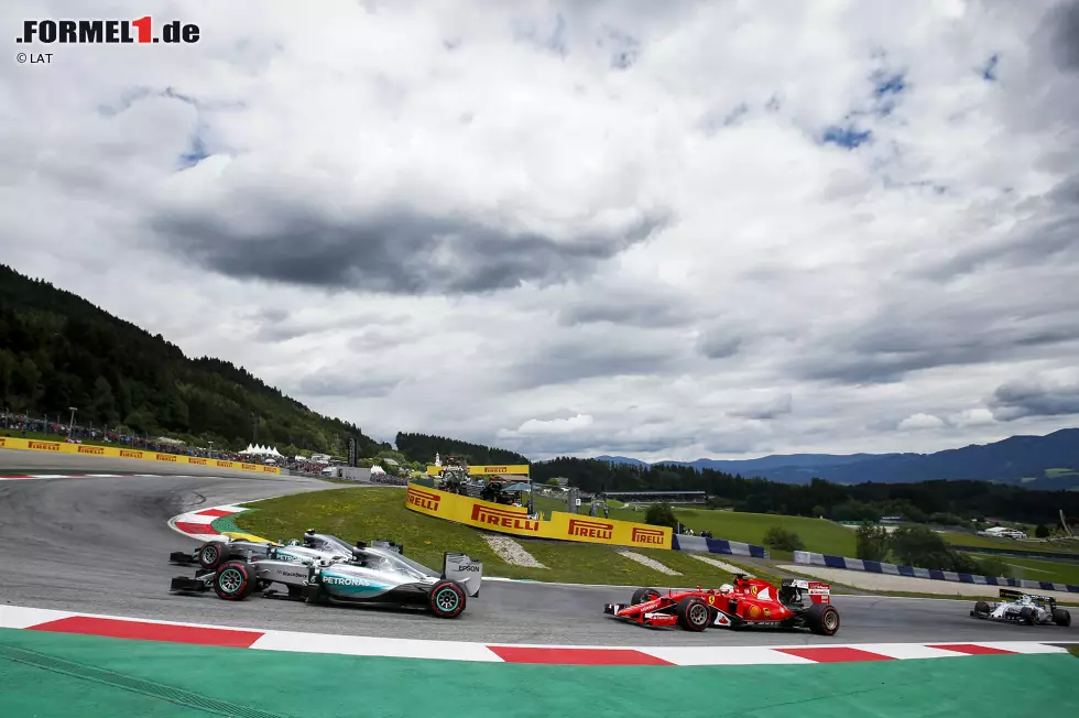 Foto zur News: Eine kürzere Version der Strecke stand anschließend zwischen 1997 und 2003 unter dem Namen A1 Ring im Kalender. Das gleiche Layout kehrte 2014 als Red Bull Ring in die Formel 1 zurück.