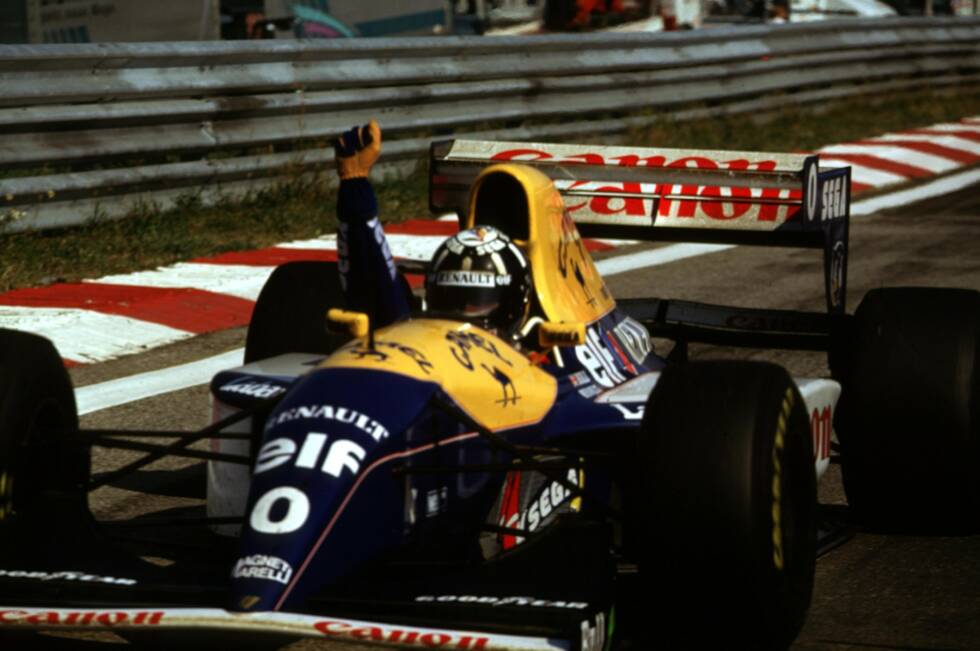 Foto zur News: Neben Alonso haben drei weitere Fahrer ihren ersten Grand-Prix-Sieg in Ungarn errungen: Damon Hill 1993 auf Williams, Jenson Button 2006 auf Honda und Heikki Kovalainen 2008 auf McLaren.