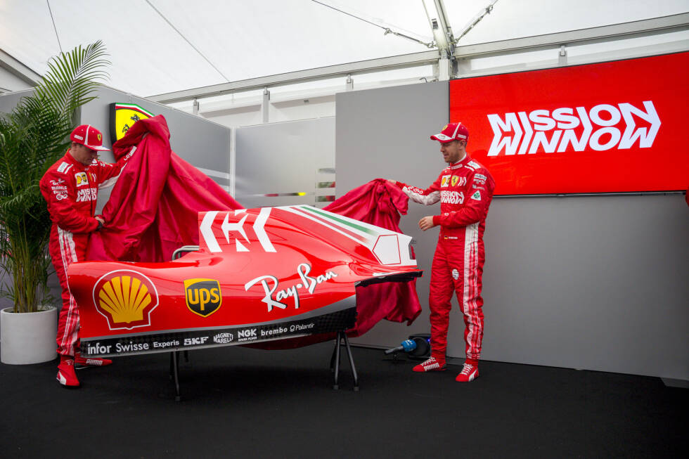 Foto zur News: ... beim Japan-Grand-Prix präsentiert Ferrari etwas Neues: das Mission-Winnow-Design. Dabei handelt es sich um eine Initiative von Philip Morris, die fortan auf dem Formel-1-Ferrari beworben wird.