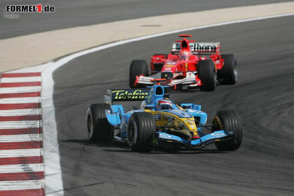 Foto zur News: Fernando Alonso ist mit drei Siegen (2005 und 2006 auf Renault, 2010 auf Ferrari) der erfolgreichste Fahrer in Bahrain. Felipe Massa (2007, 2008 auf Ferrari), Sebastian Vettel (2012, 2013 auf Red Bull) und Lewis Hamilton (2014, 2015 auf Mercedes) haben je zwei Bahrain-Siege auf ihrem Konto.