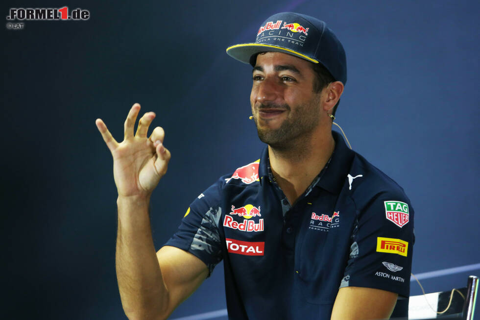 Foto zur News: Daniel Ricciardo (Red Bull): Jahresgehalt 11,3 Millionen Euro, Vertrag läuft bis einschließlich 2018.
