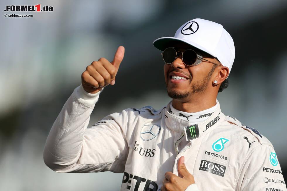 Foto zur News: Lewis Hamilton (Mercedes): Jahresgehalt 18,7 Millionen Euro, Vertrag läuft bis einschließlich 2018.