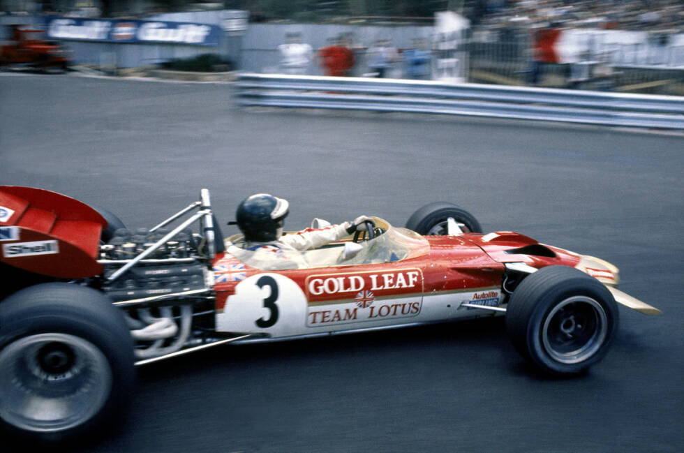 Foto zur News: ... siegte Rindt zunächst beim Klassiker in Monaco, als er in der letzten Kurve Jack Brabham in einen Fehler hetzte. Bei der Premiere in Zandvoort prügelte er auch den revolutionären, neuen ...