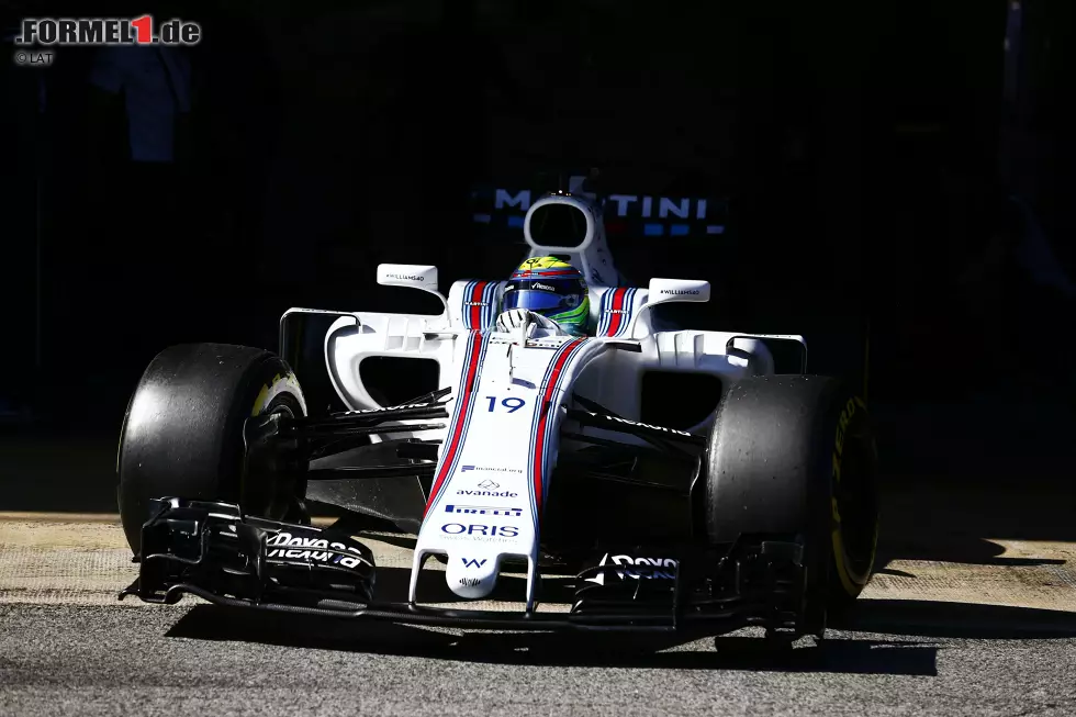 Foto zur News: Platz 9: Etwas überraschend landet der Williams-Mercedes FW40 so weit hinten. Die klassische Martini-Lackierung kann nicht viel retten. Nur 2,14 Prozent stimmten für das britische Auto.