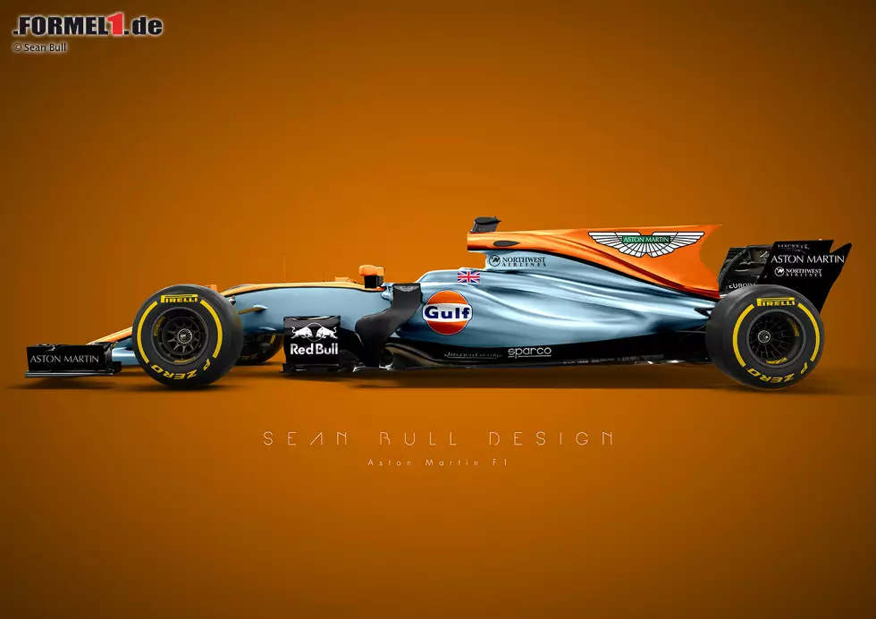 Und auch die aus Le Mans bekannte Gulf-Lackierung vermochte sich nicht durchzusetzen. Allerdings nahm Sean Bull dieses Design als Inspiration. Foto zur News: Und auch die aus Le Mans bekannte Gulf-Lackierung vermochte sich nicht durchzusetzen. Allerdings nahm Sean Bull dieses Design als Inspiration.