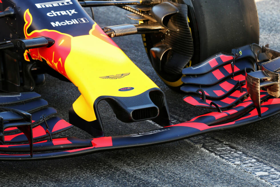 Foto zur News: Das auffällige Nasenloch von Red Bull fand keinen Nachahmer. Die Tröte an der Nase war aber nicht das Topthema aus technischer Sicht, was die Österreicher betrifft...