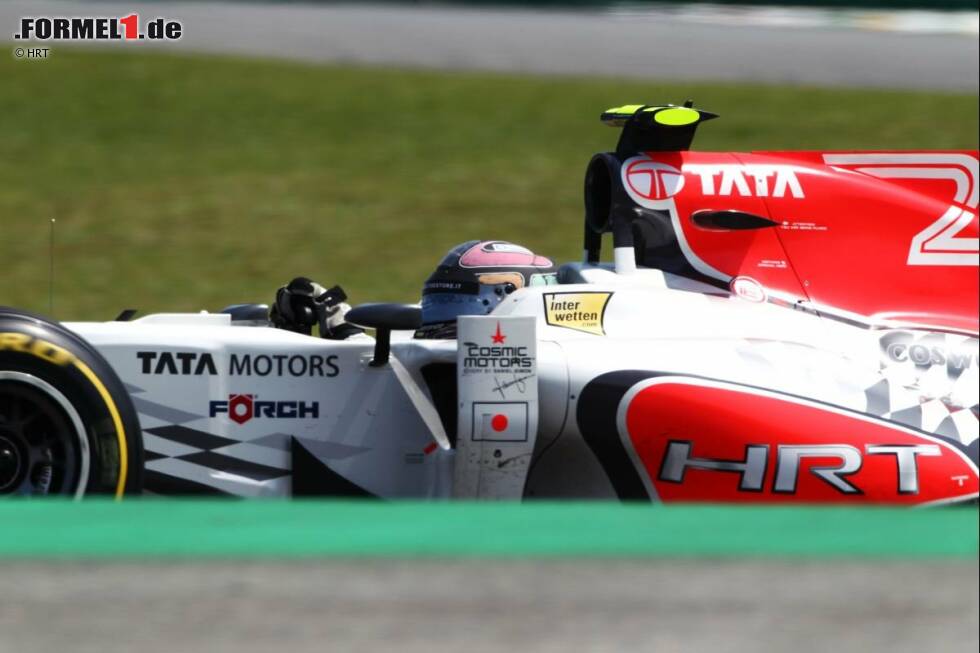 Foto zur News: 10. Vitantonio Liuzzi - 80 Rennen: Der ehemalige Red-Bull-Junior fährt zwischen 2005 und 2011 80 Grands Prix, steht dabei aber nie auf dem Podest. Mit Red Bull, Toro Rosso, Force India und HRT kämpft er maximal um hintere Punkteränge und hat zwei sechste Plätze als bestes Ergebnis zu Buche stehen.