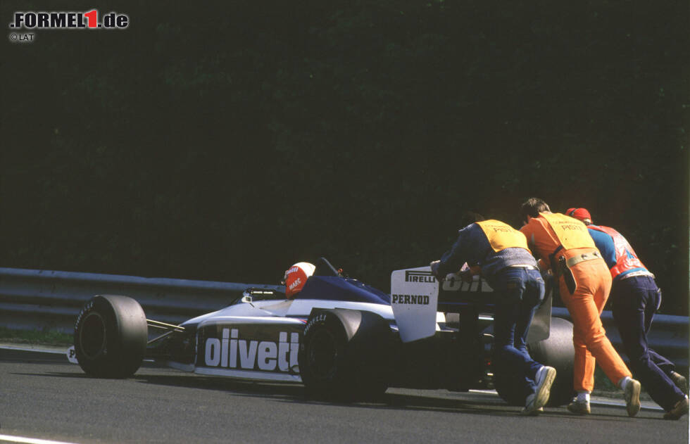 Foto zur News: 9. Marc Surer - 81 Rennen: Der heutige TV-Experte ist mit zwei vierten Plätzen (1981 Brasilien und 1985 Italien) zumindest zweimal ganz nah dran am Podest, doch klappen soll es nie ganz. Meist fehlt ihm das Material für den Erfolg, doch Teamkollege Nelson Piquet macht es ihm bei Brabham vor, wie es geht.