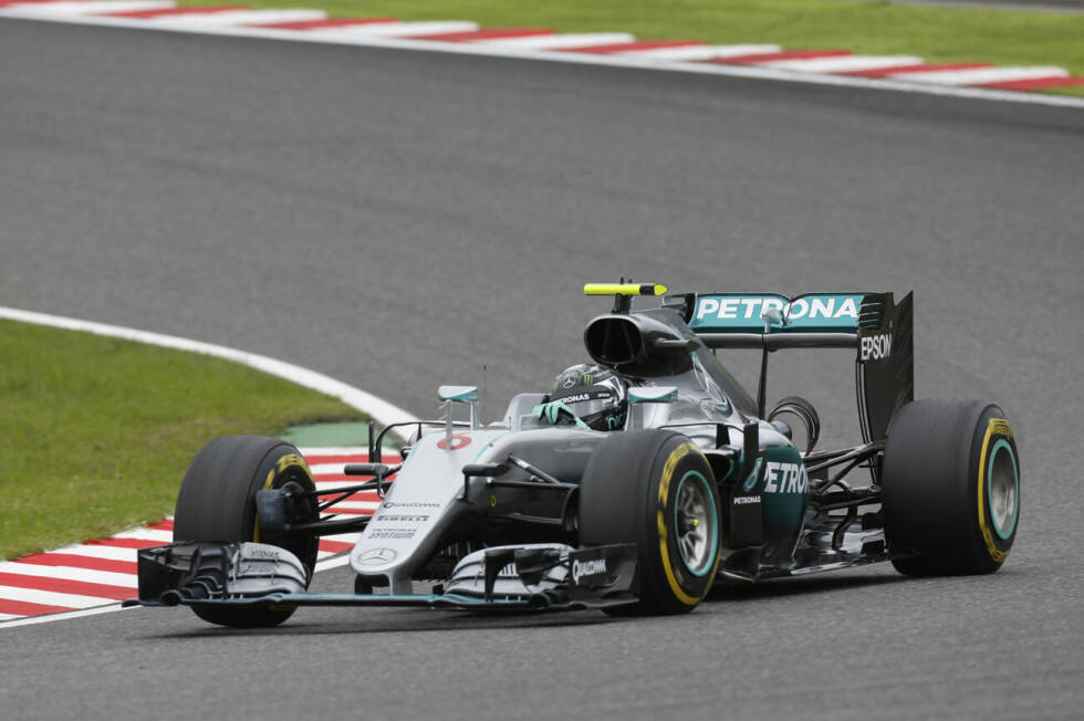 Foto zur News: 2016: Mercedes F1 W07 Hybrid / Fahrer: Lewis Hamilton, Nico Rosberg
