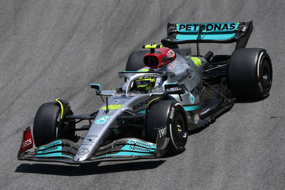 Foto zur News: 2022: Mercedes W13 / Fahrer: Lewis Hamilton, George Russell