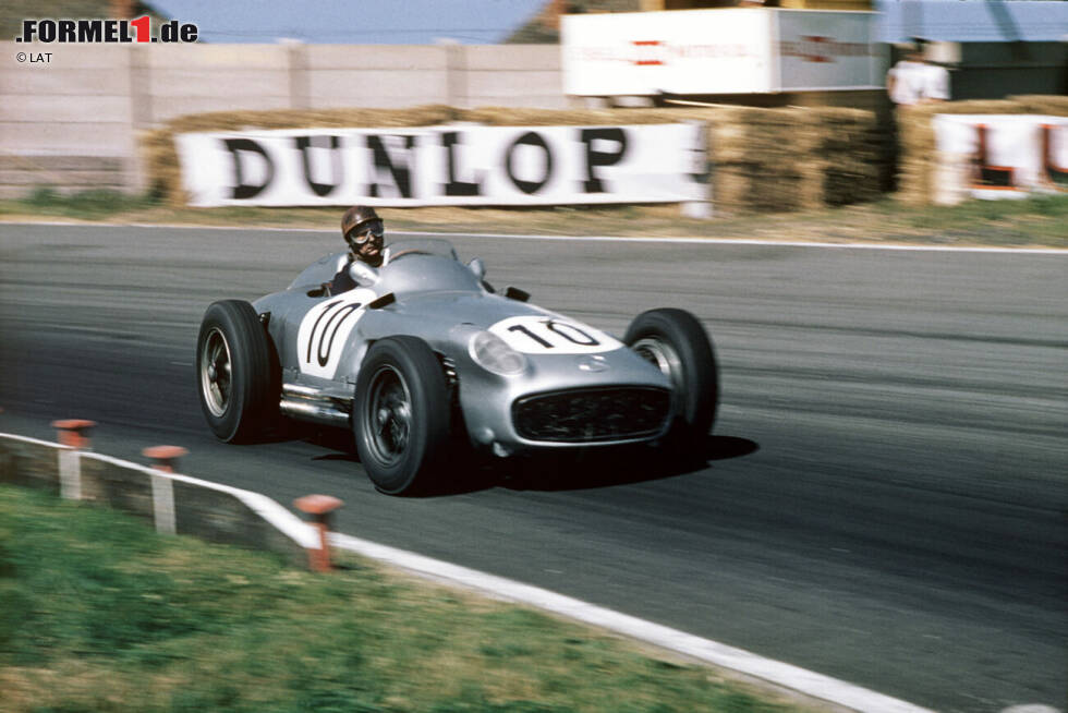 1955: Mercedes W196 / Fahrer: Juan Manuel Fangio, Karl Kling, Hans Herrmann, Stirling Moss, Andre Simon, Piero Taruffi 1955: Mercedes W196 / Fahrer: Juan Manuel Fangio, Karl Kling, Hans Herrmann, Stirling Moss, Andre Simon, Piero Taruffi
