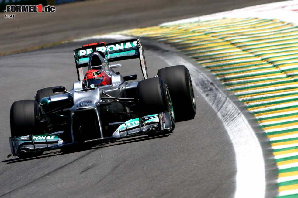 Foto zur News: 2012: Mercedes F1 W03 / Fahrer: Michael Schumacher, Nico Rosberg