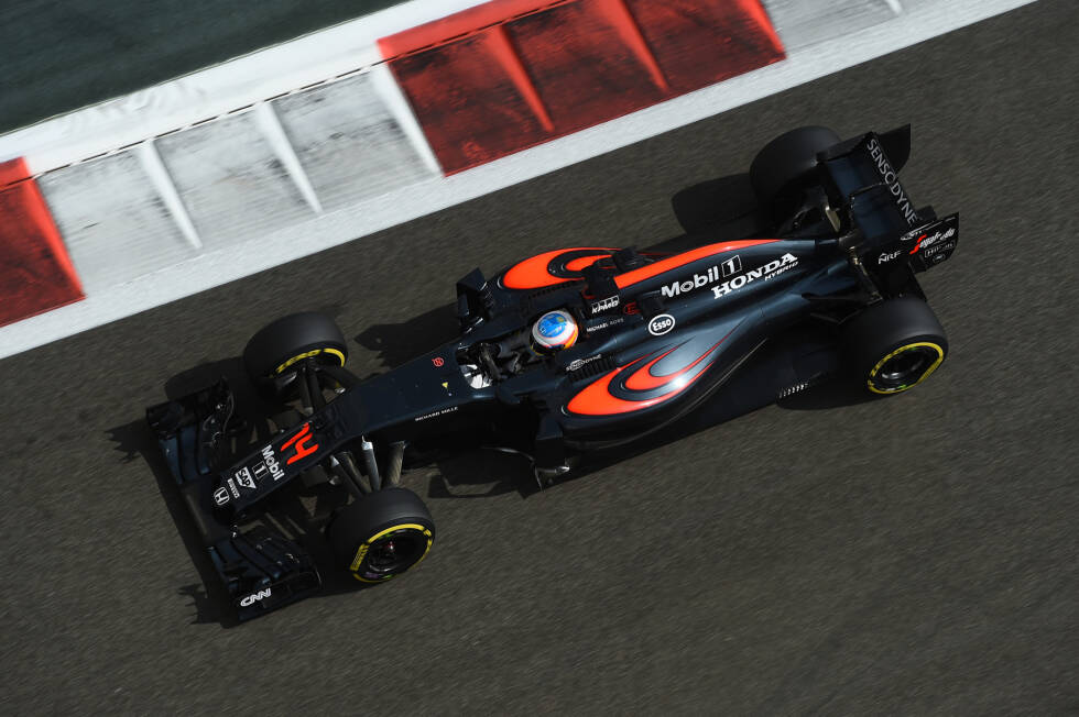 Foto zur News: 2016: McLaren-Honda MP4-31
WM-Ergebnis: 10. mit 54 Punkten (20 Rennen)