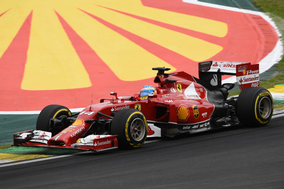Foto zur News: 2014: Ferrari F14 T
WM-Ergebnis: 6. mit 161 Punkten (19 Rennen)
