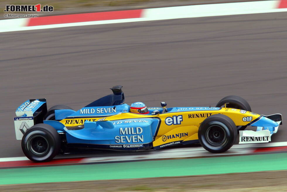 Foto zur News: 2003: Renault R23
WM-Ergebnis: 6. mit 55 Punkten, 1 Sieg (16 Rennen)