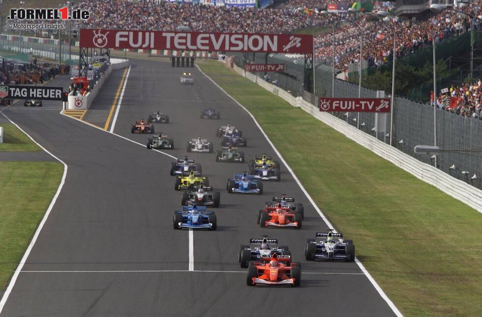 Foto zur News: ... die Formel-1-Saison 17 Rennen umfasste, in Suzuka endete und in Imola, in Magny-Cours sowie in Indianapolis Station machte.