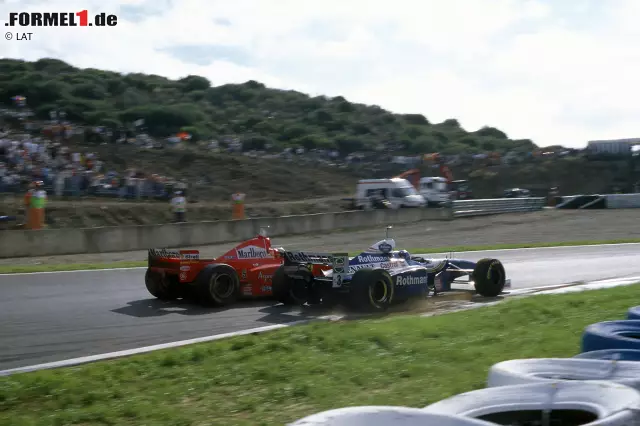 Circuito de Jerez: Die Strecke im spanischen Jerez de la Frontera wird für immer mit dem Rammstoß von Michael Schumacher gegen Jacques Villeneuve beim WM-Finale 1997 verbunden bleiben. Es ist gleichzeitig das letzte von insgesamt sieben Gastspielen der Königsklasse seit 1986 auf diesem Kurs. Foto zur News: Circuito de Jerez: Die Strecke im spanischen Jerez de la Frontera wird für immer mit dem Rammstoß von Michael Schumacher gegen Jacques Villeneuve beim WM-Finale 1997 verbunden bleiben. Es ist gleichzeitig das letzte von insgesamt sieben Gastspielen der Königsklasse seit 1986 auf diesem Kurs.