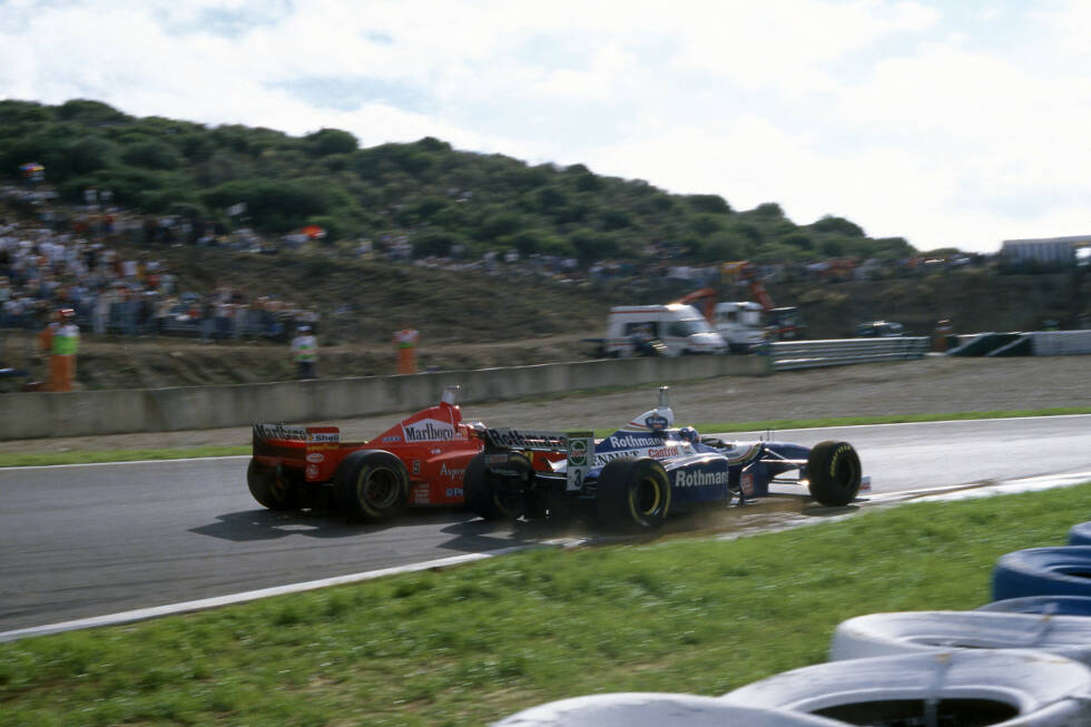 Foto zur News: Circuito de Jerez: Die Strecke im spanischen Jerez de la Frontera wird für immer mit dem Rammstoß von Michael Schumacher gegen Jacques Villeneuve beim WM-Finale 1997 verbunden bleiben. Es ist gleichzeitig das letzte von insgesamt sieben Gastspielen der Königsklasse seit 1986 auf diesem Kurs.