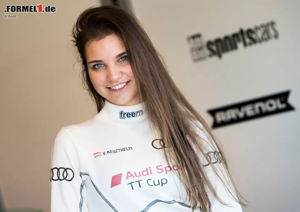 Vivien Keszthelyi (17/HUN): Die Ungarin, die UNICEF unterstützt und auch den Hubschrauber-Führerschein besitzt, wird von Audi gefördert. 2017 fuhr sie im Audi-TT-Cup die ersten Punkte überhaupt für ihre Heimat ein, 2018 wurde sie mit Platz zwei im Audi-R8-LMS-Cup als erste Frau Vizemeisterin in einem internationalen GT4-Cup. Foto zur News: Vivien Keszthelyi (17/HUN): Die Ungarin, die UNICEF unterstützt und auch den Hubschrauber-Führerschein besitzt, wird von Audi gefördert. 2017 fuhr sie im Audi-TT-Cup die ersten Punkte überhaupt für ihre Heimat ein, 2018 wurde sie mit Platz zwei im Audi-R8-LMS-Cup als erste Frau Vizemeisterin in einem internationalen GT4-Cup.