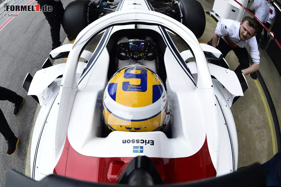 Foto zur News: ... genau wie das Sauber-Team ...