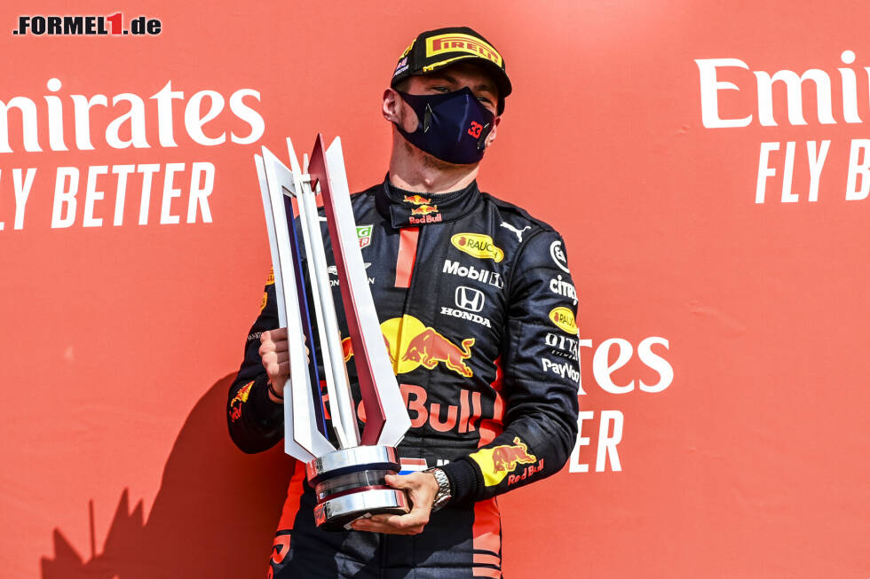 1. Max Verstappen - Letzter Sieg: Großer Preis zum Jubiläum 70 Jahre Formel 1 2020 für Red Bull 1. Max Verstappen - Letzter Sieg: Großer Preis zum Jubiläum 70 Jahre Formel 1 2020 für Red Bull